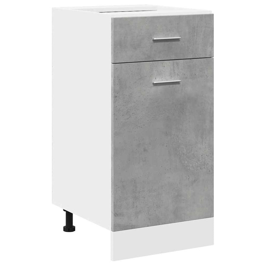 Onderkast met lade 40x46x81,5 cm bewerkt hout betongrijs