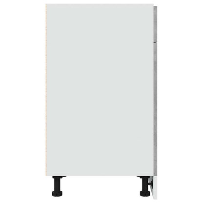 Onderkast met lade 40x46x81,5 cm bewerkt hout betongrijs