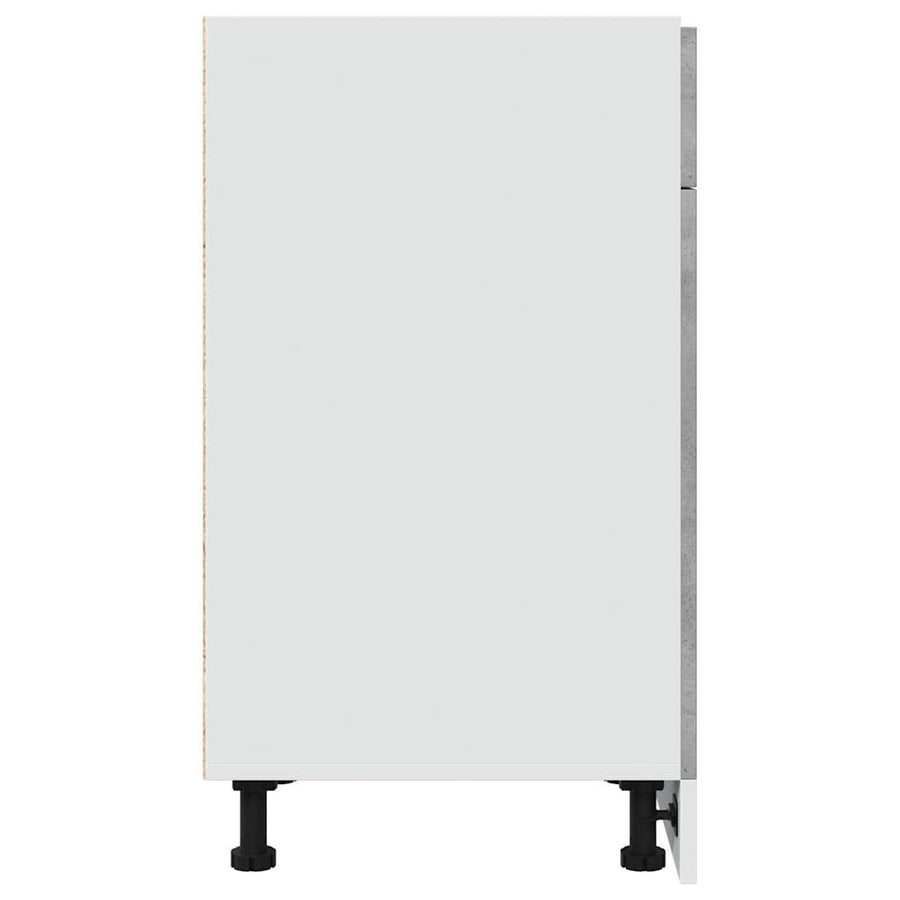 Onderkast met lade 40x46x81,5 cm bewerkt hout betongrijs