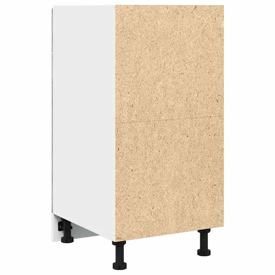 Onderkast met lade 40x46x81,5 cm bewerkt hout betongrijs