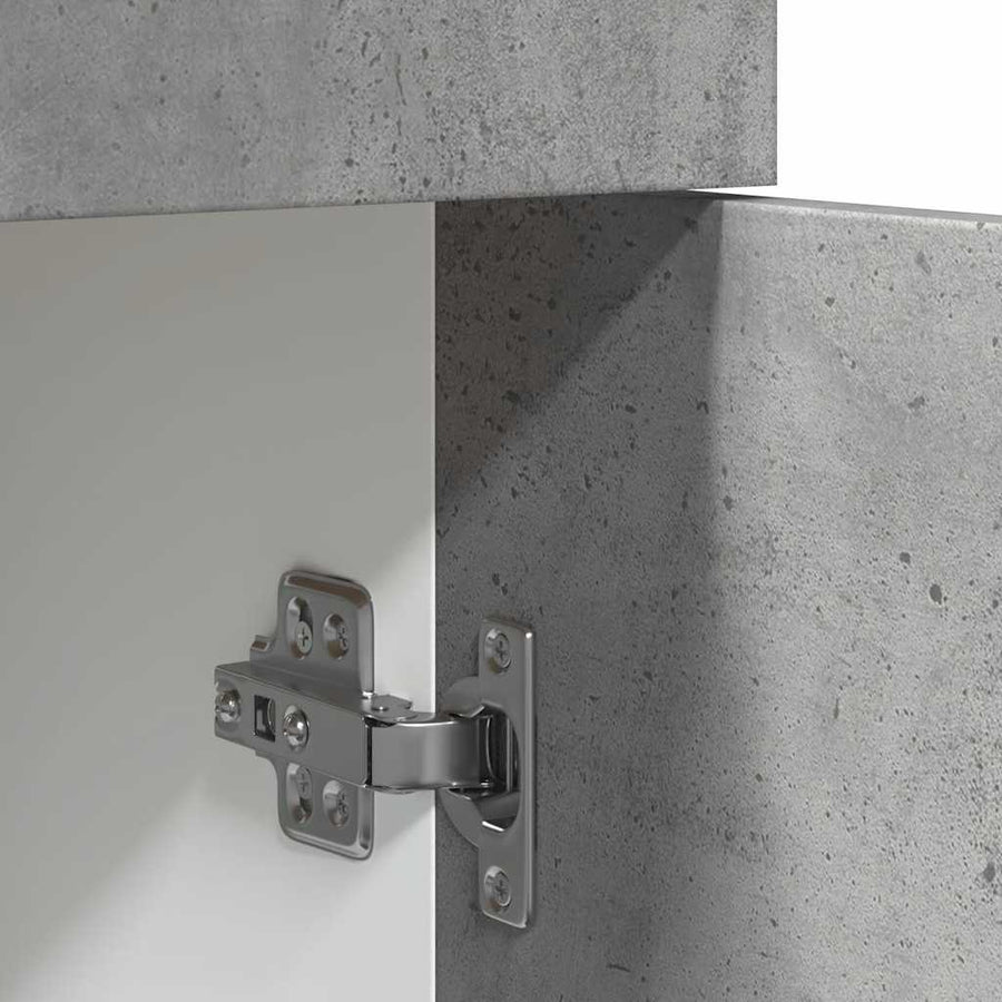 Onderkast met lade 40x46x81,5 cm bewerkt hout betongrijs