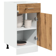 Onderkast 40x46x81,5 cm bewerkt hout artisanaal eiken