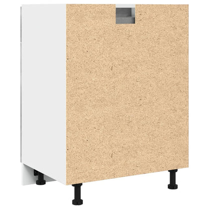 Onderkast met lade 60x46x81,5 cm bewerkt hout betongrijs