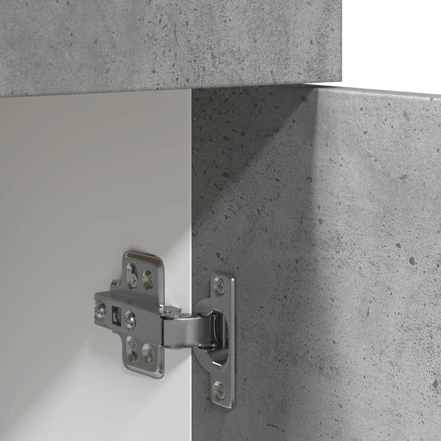Onderkast met lade 60x46x81,5 cm bewerkt hout betongrijs