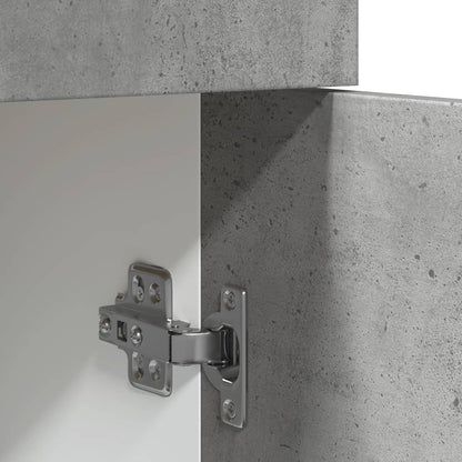 Onderkast met lade 80x46x81,5 cm bewerkt hout betongrijs