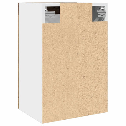 Hangkast 40x31x60 cm bewerkt hout oud houtkleurig