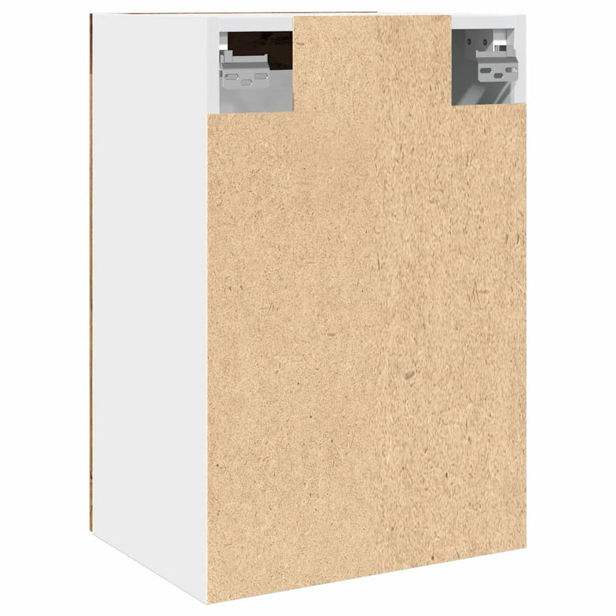 Hangkast 40x31x60 cm bewerkt hout oud houtkleurig