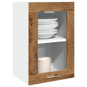 Bovenkast 40x31x60 cm bewerkt hout oud houtkleurig