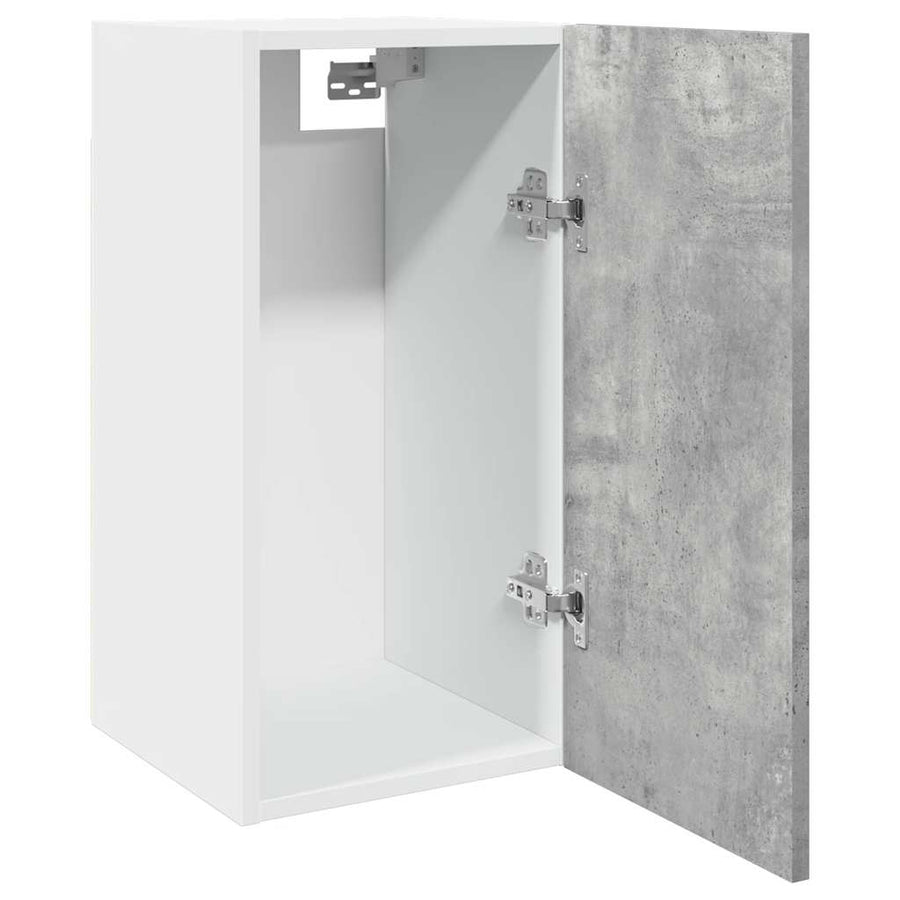 Hangkast 30x31x60 cm bewerkt hout betongrijs