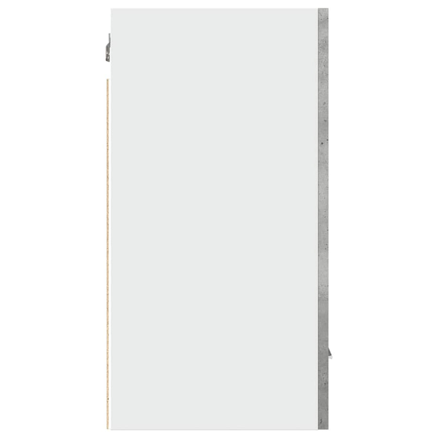 Hangkast 30x31x60 cm bewerkt hout betongrijs