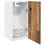 Bovenkast 30x31x60 cm bewerkt hout oud houtkleurig
