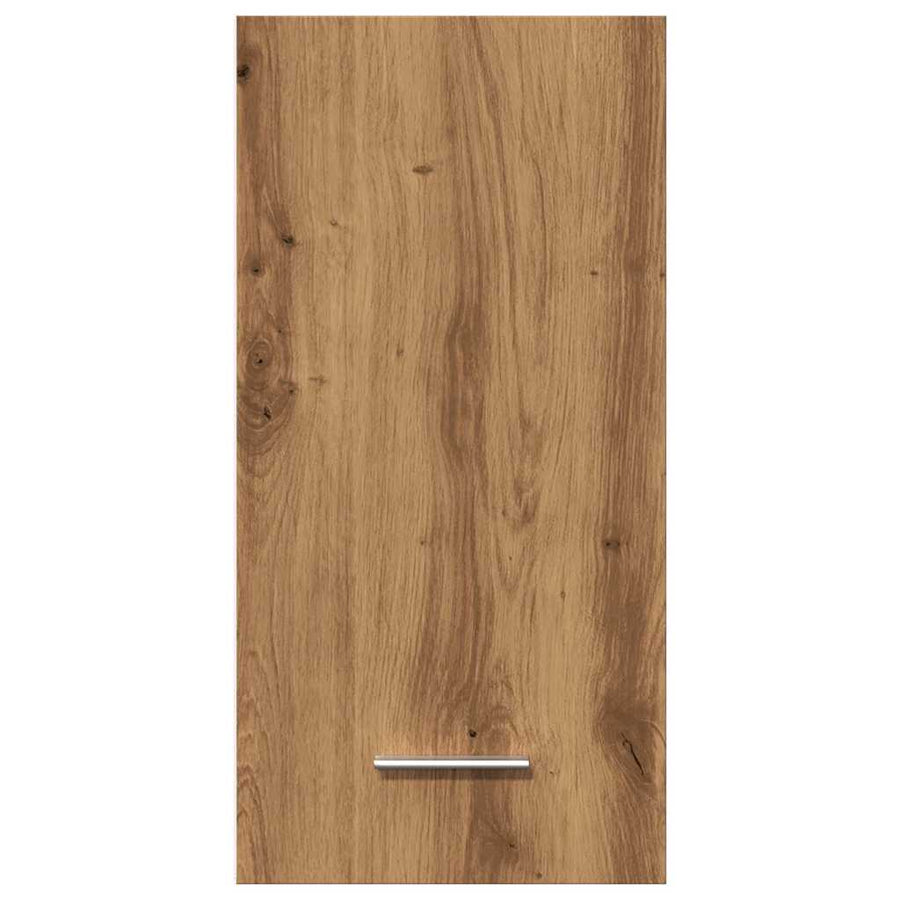 Hangkast 30x31x60 cm bewerkt hout artisanaal eikenkleur