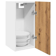 Bovenkast 30x31x60 cm bewerkt hout eikenkleur