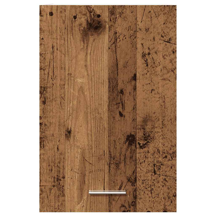 Hangkast 40x31x60 cm bewerkt hout oud houtkleurig