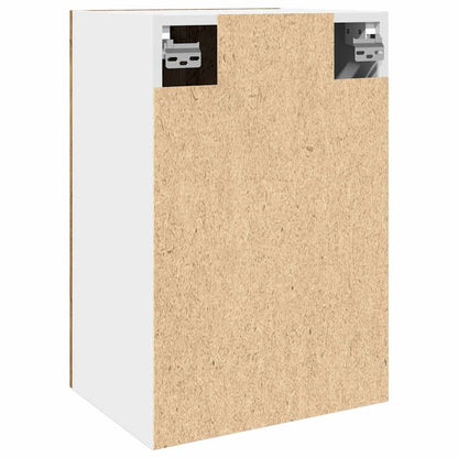 Hangkast 40x31x60 cm bewerkt hout oud houtkleurig