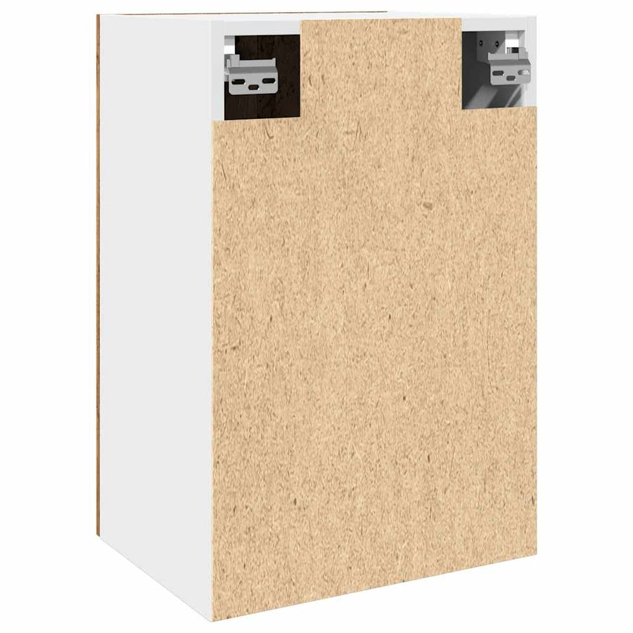 Hangkast 40x31x60 cm bewerkt hout oud houtkleurig