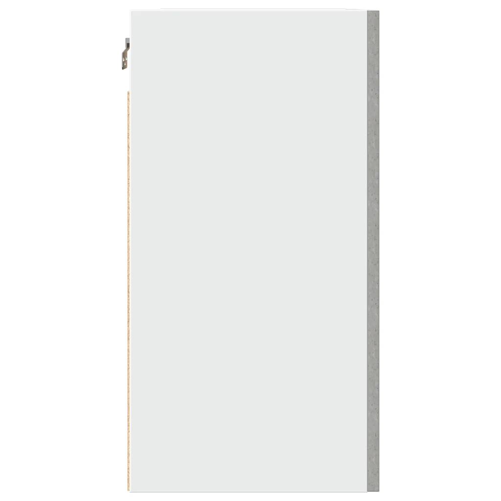 Hangkast 50x31x60 cm bewerkt hout betongrijs