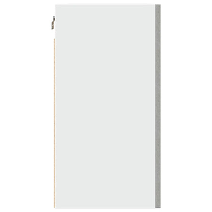 Hangkast 50x31x60 cm bewerkt hout betongrijs