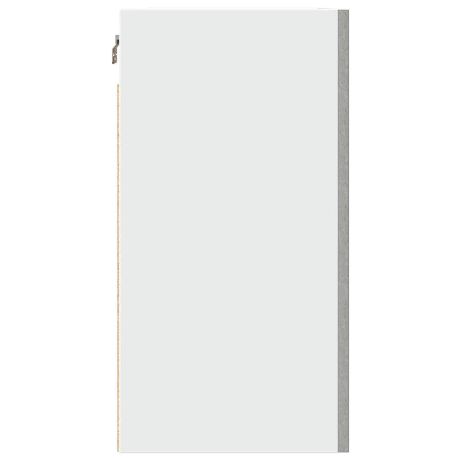 Hangkast 50x31x60 cm bewerkt hout betongrijs