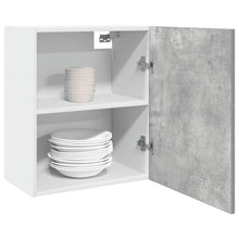Hangkast 50x31x60 cm bewerkt hout betongrijs