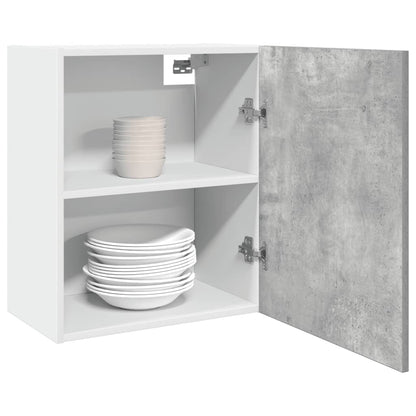 Hangkast 50x31x60 cm bewerkt hout betongrijs