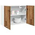 Bovenkast Lyon 80x31x60 cm bewerkt hout oud houtkleurig