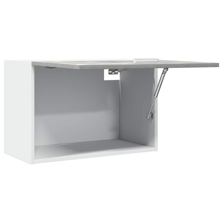 Hangkast 60x31x40 cm spaanplaat betongrijs