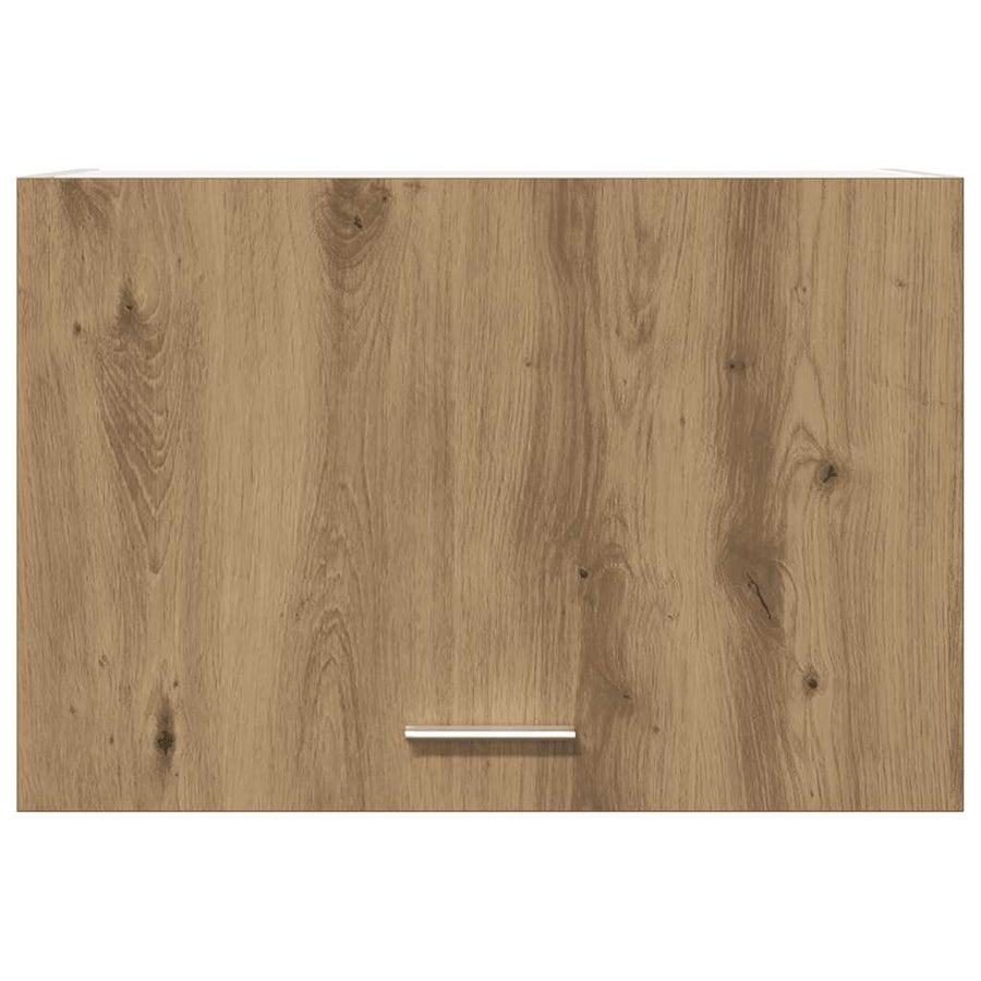 Hangkast 60x31x40 cm bewerkt hout artisanaal eikenkleur