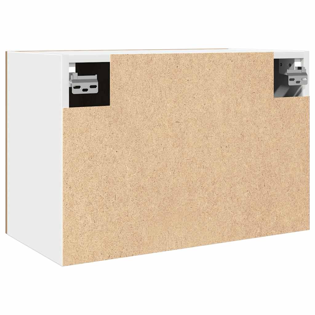 Hangkast 60x31x40 cm bewerkt hout artisanaal eikenkleur