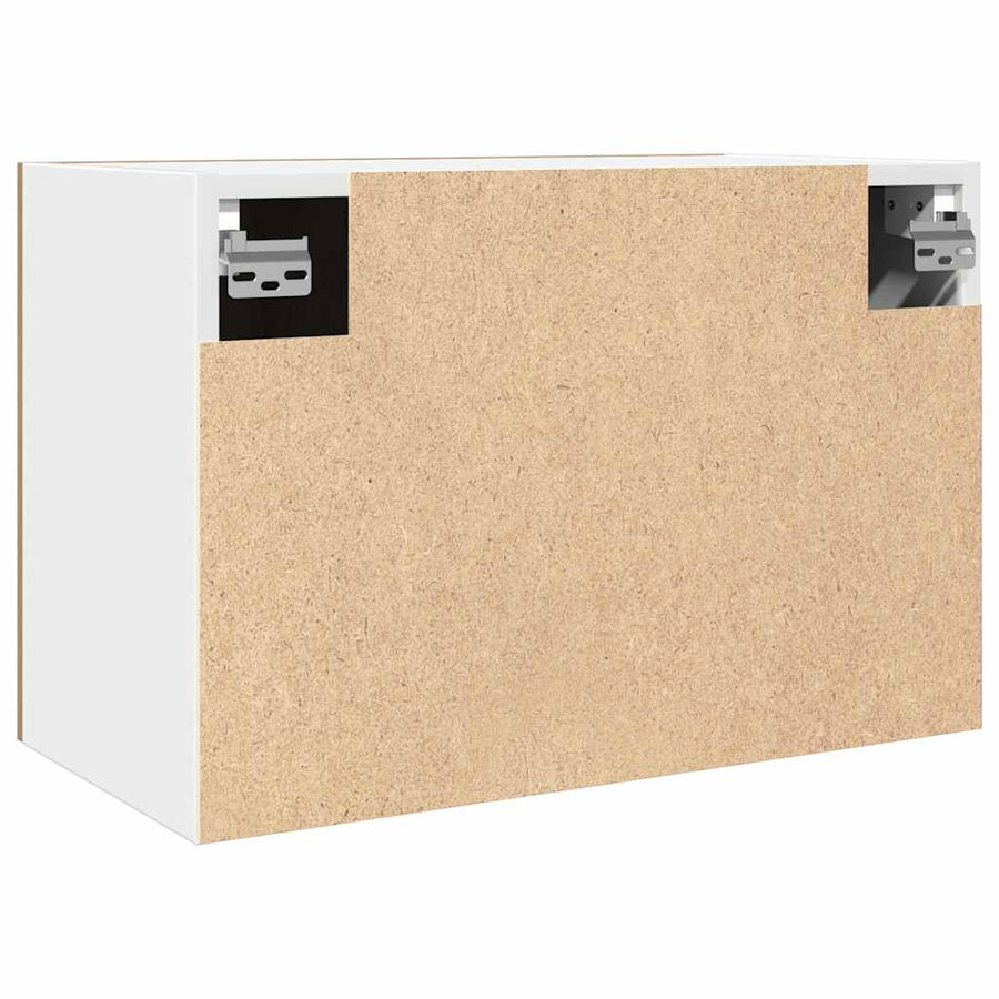 Hangkast 60x31x40 cm bewerkt hout artisanaal eikenkleur