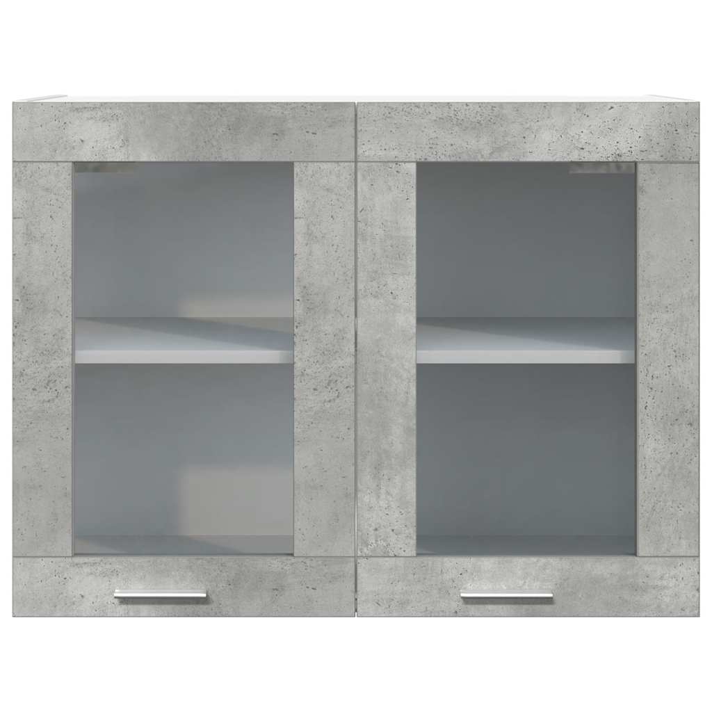 Hangkast 80x31x60 cm betongrijs