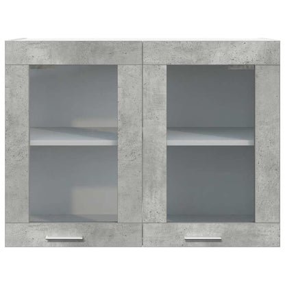Hangkast 80x31x60 cm betongrijs