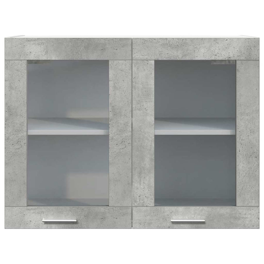 Hangkast 80x31x60 cm betongrijs
