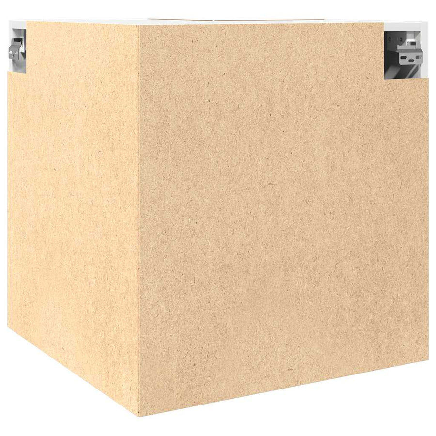 Hanghoekkast 57x57x60 cm bewerkt hout oud houtkleurig
