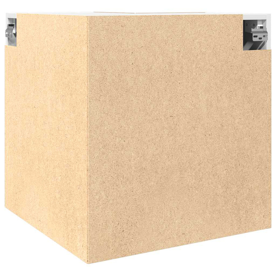 Hanghoekkast 57x57x60 cm bewerkt hout artisanaal eikenkleur