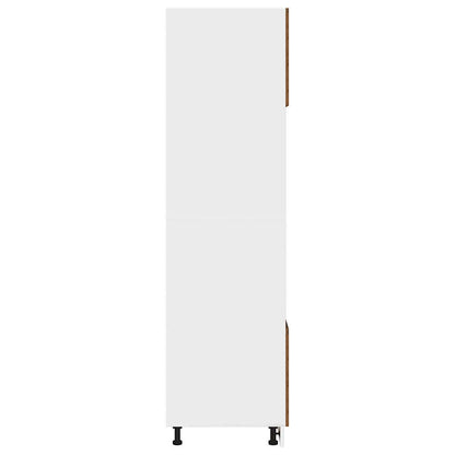 Magnetronkast 60x57x207 cm bewerkt hout oud houtkleurig