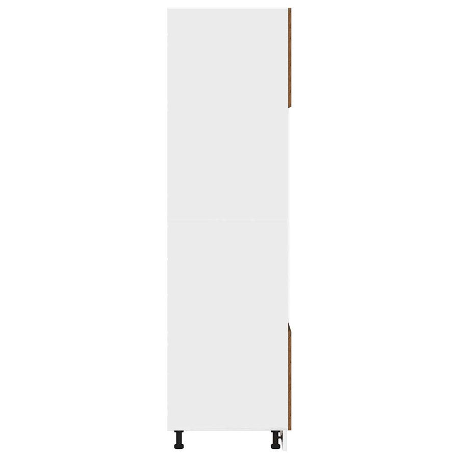 Magnetronkast 60x57x207 cm bewerkt hout oud houtkleurig