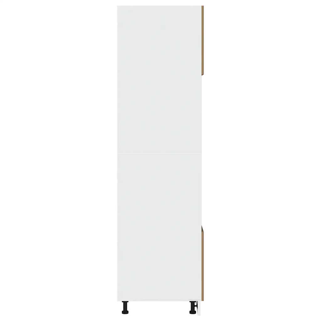 Magnetronkast 60x57x207 cm bewerkt hout artisanaal eikenkleur