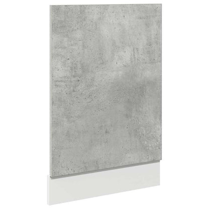 Vaatwasserpaneel Lyon 45x3x67 cm betongrijs