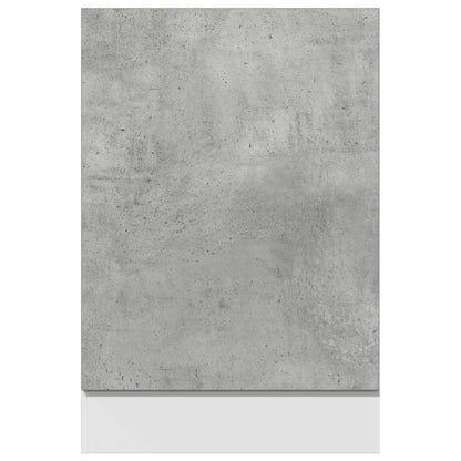 Vaatwasserpaneel Lyon 45x3x67 cm betongrijs