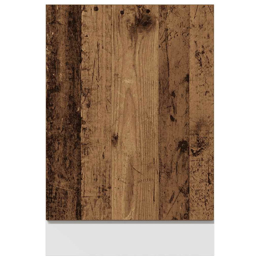 Vaatwasserpaneel Lyon 45x3x67 cm bewerkt hout oud houtkleurig