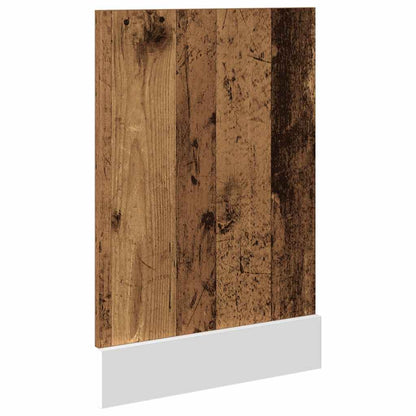 Vaatwasserpaneel Lyon 45x3x67 cm bewerkt hout oud houtkleurig