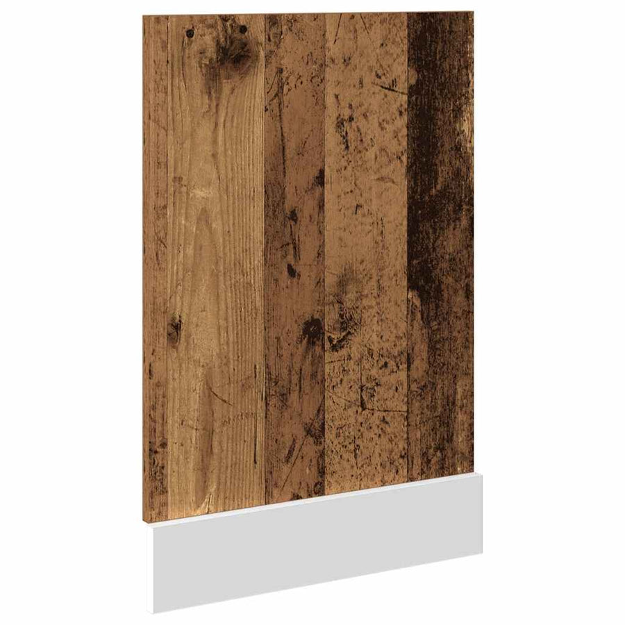 Vaatwasserpaneel Lyon 45x3x67 cm bewerkt hout oud houtkleurig