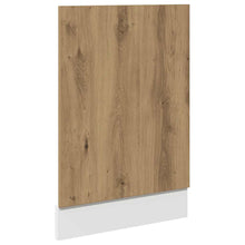 Vaatwasserpaneel Lyon 45x3x67 cm bewerkt hout artisanaal eiken