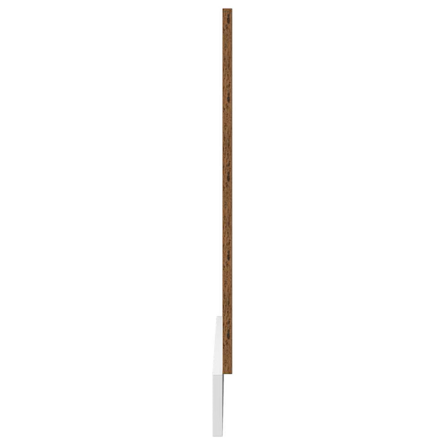 Vaatwasserpaneel 60x1,5x67 cm bewerkt hout oud houtkleurig