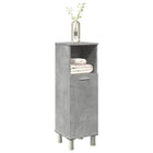Bathroom cabinet 30x30x95 cm particle board concrete grey