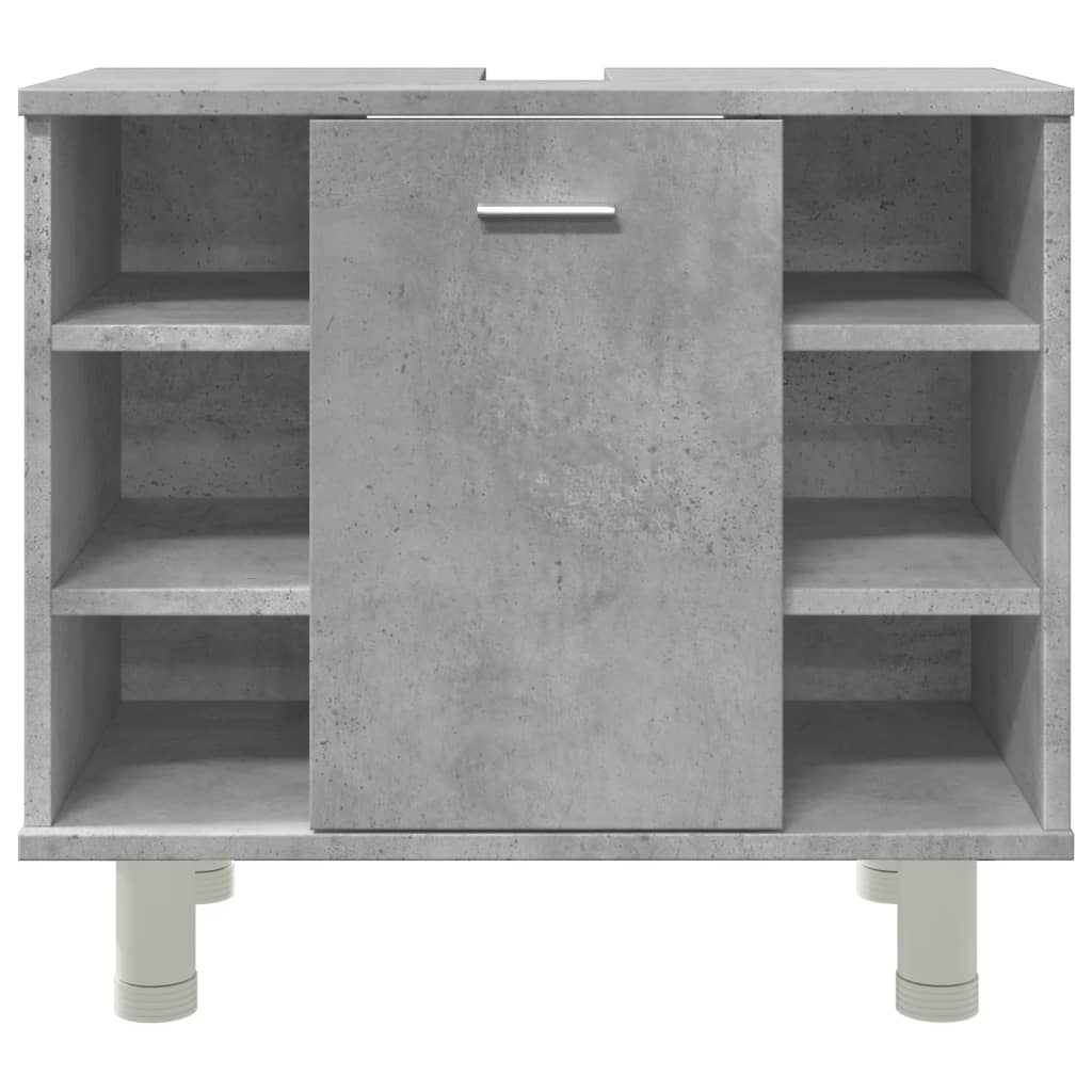 Badkamerkast 60x32x53,5 cm spaanplaat betongrijs