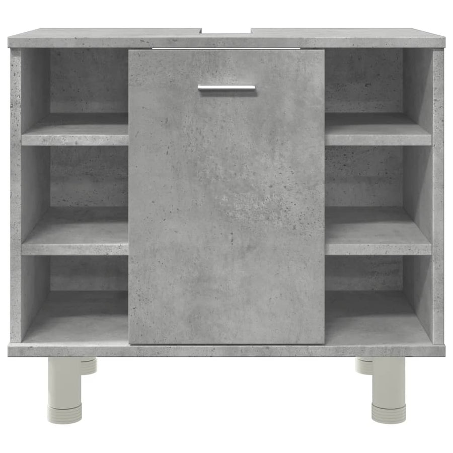 Badkamerkast 60x32x53,5 cm spaanplaat betongrijs