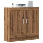 Boekenkast 82,5x30,5x80 cm bewerkt hout eikenkleurig