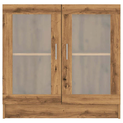 Boekenkast 82,5x30,5x80 cm bewerkt hout artisanaal eikenkleurig